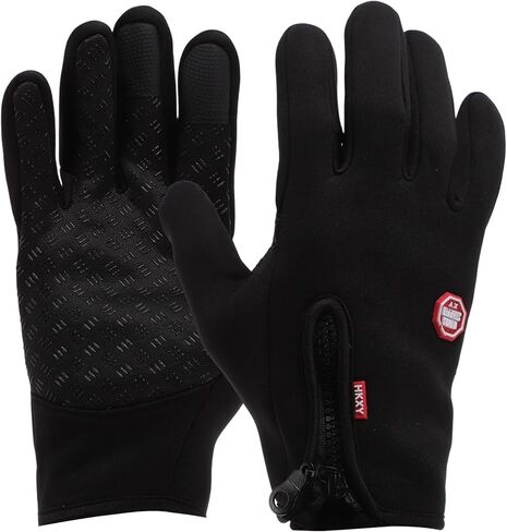 Winter Cycling Gloves Windproof Touchscreen Thermal Gloves Windproof Warm Bicycle Gloves 1 Pair in Saudi Arabia