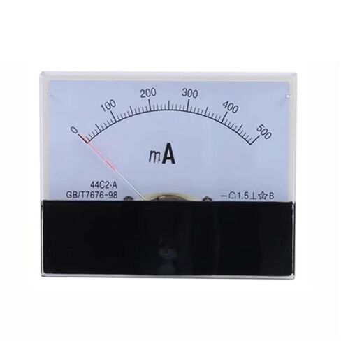 44C2 1mA 2mA 5mA 10mA 20mA 30mA 50mA 75mA 100mA 200mA 300mA 500mA DC Ammeter Analog Current Test Meter Mechanical 1Pcs(150MA) in Saudi Arabia