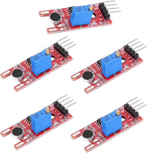 5Pcs Sound Sensor Module Ultra Small Professional Microphone Amplifier IC KY-038 in Saudi Arabia