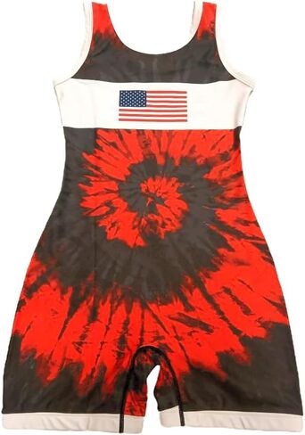 مصارعة أثينا - قميص حر للسيدات/الفتيات ذو صبغ أحمر in Kuwait