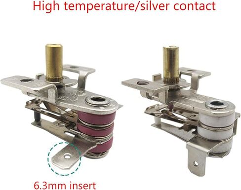 250 فولت 10A 16A ارتفاع درجة الحرارة مفاتيح فرن ترموستات التدفئة المنزلية ثنائية المعدن سخان كهربائي التحكم في درجة الحرارة in Kuwait