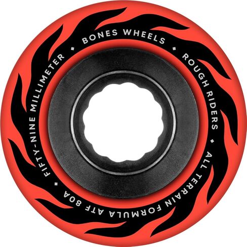 Bones Wheels ATF Rough Riders Eternal Flames 80A Skateboard Wheels in Saudi Arabia