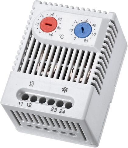 uxcell Mechanical Thermostat 0-60°C Adjustable Compact N.C/N.O Temperature Controller Switch in Saudi Arabia