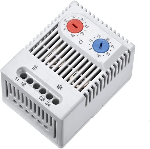 uxcell Mechanical Thermostat 0-60°C Adjustable Compact N.C/N.O Temperature Controller Switch in Saudi Arabia