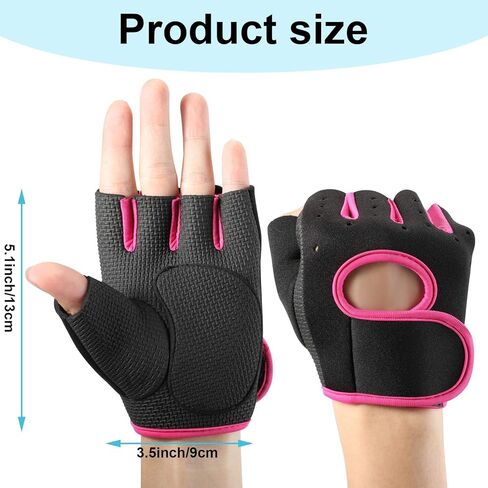 Geyoga 3 Pairs Breathable Workout Gloves, Weight Lifting Exercise Gloves Fitness Gym Glove for Weight Lifting Cycling Fishing Fitness Gym Training Workout, M Size for Men Women in Saudi Arabia