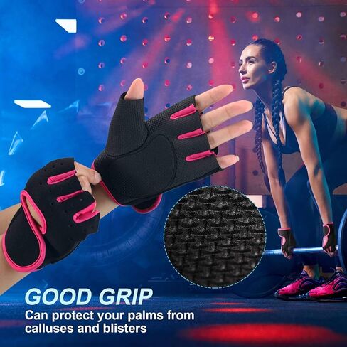 Geyoga 3 Pairs Breathable Workout Gloves, Weight Lifting Exercise Gloves Fitness Gym Glove for Weight Lifting Cycling Fishing Fitness Gym Training Workout, M Size for Men Women in Saudi Arabia