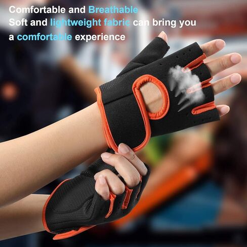 Geyoga 3 Pairs Breathable Workout Gloves, Weight Lifting Exercise Gloves Fitness Gym Glove for Weight Lifting Cycling Fishing Fitness Gym Training Workout, M Size for Men Women in Saudi Arabia