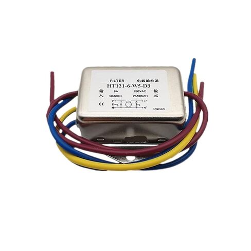 مرشح HT121-6-W5-D3 مرشح تيار متردد أحادي الطور 220 فولت 6 أمبير in Kuwait
