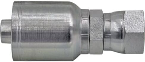 1/2" Hose x 1/2" NPSM Female Swivel Hydraulic Hose Ends Crimp Fitting Compatible with Parker 43-Series | FPX-08-08-43 in Saudi Arabia