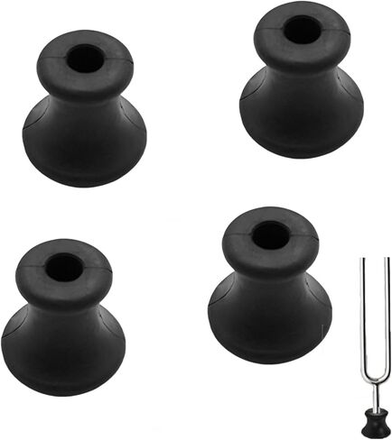 4Pcs Tuning Fork Holder and Base Set - Non-Slip Tuning Fork Rubber Stand Base for Sound Therapy and Yoga Practice in Saudi Arabia