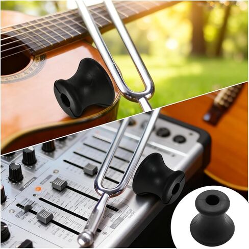 4Pcs Tuning Fork Holder and Base Set - Non-Slip Tuning Fork Rubber Stand Base for Sound Therapy and Yoga Practice in Saudi Arabia