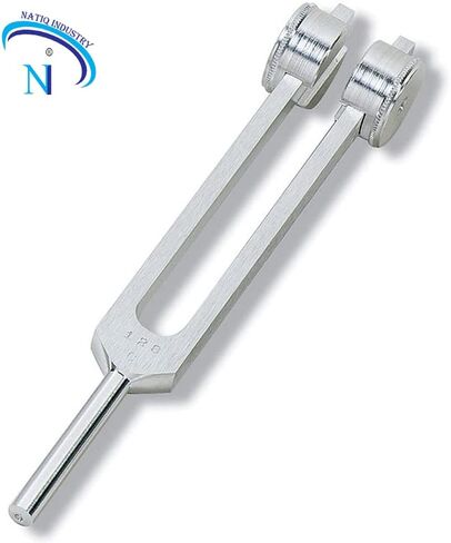 Natiqind سبائك الألومنيوم الشوكة الرنانة 128 C أداة طبية من الألومنيوم غير المغناطيسي، Nat-Tu-128 in Kuwait