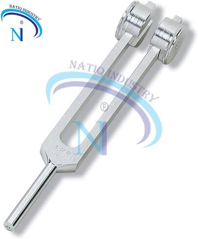 Natiqind سبائك الألومنيوم الشوكة الرنانة 128 C أداة طبية من الألومنيوم غير المغناطيسي، Nat-Tu-128 in Kuwait