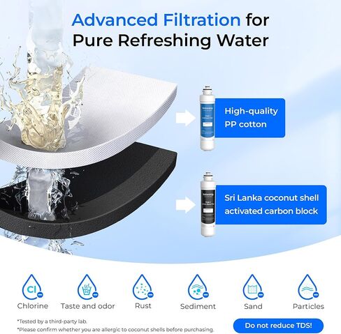 Waterdrop W281 Water Filters for Water Coolers, Replacement for Avalon® branded Bottleless Water Coolers Filters, 1,500 Gallon Extended Lifespan, More Pure Enjoyment, 2 Counts (1 Set) in Saudi Arabia