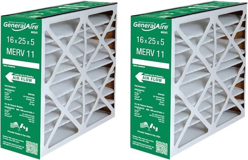 GeneralAire # 4541 MERV 11 for # GF 4511 ReservePro 16x25x5 furnace filter, Actual Size:15 5/8" x 24 3/16" x 4 15/16" Case of 2 Filters - MEASURE CAREFULLY BEFORE ORDERING ! in Kuwait