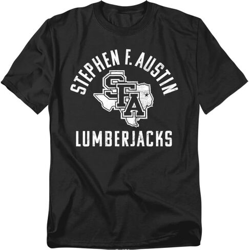 Stephen F. Austin State University Official Lumberjacks Logo Unisex Adult T Shirt in Saudi Arabia