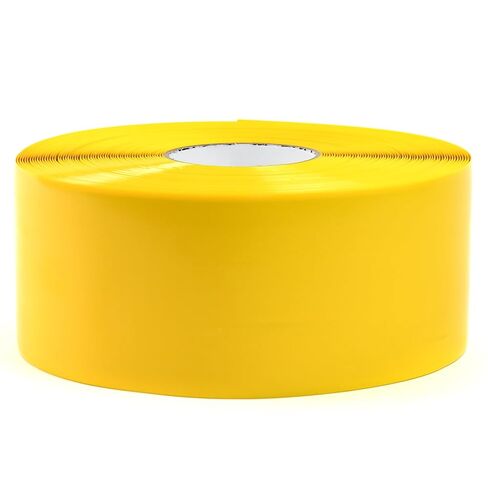 شريط تحديد الأرضيات الصناعية - شريط أرضي للمستودعات شديد التحمل للممرات والممرات ومناطق الأمان - شريط أرضي لاصق آمن للرافعة الشوكية - أصفر، 4 بوصة × 100 قدم in Kuwait
