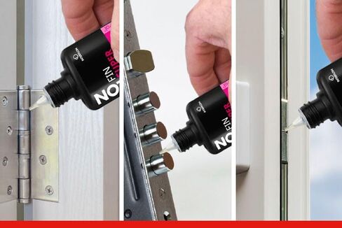 Interflon Fin Super Dry Lube, Universal Dry Film Lubricant – Multipurpose Penetrating Long-Lasting Lubricant for a Variety of Indoor and Outdoor Applications – 50ml Squeeze Bottle in Kuwait