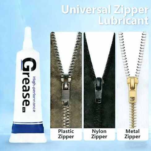 Zipper& Snap Lubricant Zipper Lube for Metal and Plastic Zippers Universal Zipper Grease Zipper Lube Ideal for Clothes, Wetsuit, Boat Care, Marine Travel, Camping, Drysuit, Gear Bag(4 Pack) in Saudi Arabia