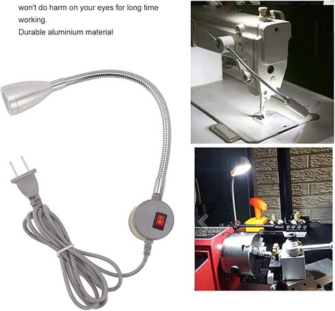Gavigain Sewing Machine Light Flexible Gooseneck Sturdy Aluminium LED Work Light for Workbench in Saudi Arabia