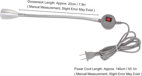 Gavigain Sewing Machine Light Flexible Gooseneck Sturdy Aluminium LED Work Light for Workbench in Saudi Arabia