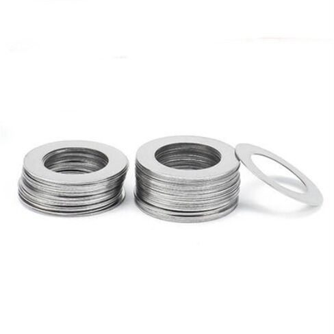 Washers,Flat Washer, Lock washers 20pcs Stainless Steel Flat Washers, Thickness 0.3mm Small Washer Assortment, High Precision Adjusting Gasket(M18x25) in Kuwait