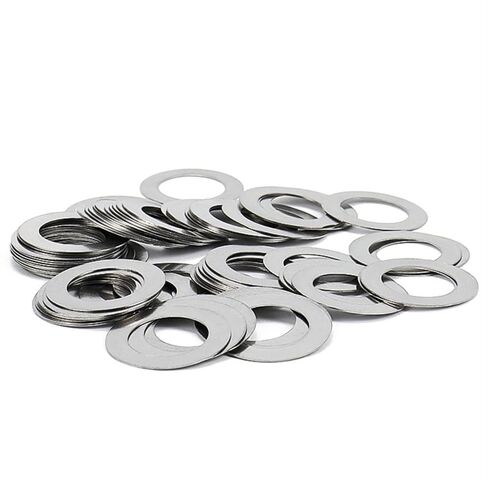 Washers,Flat Washer, Lock washers 20pcs High Precision Adjusting Gasket, Thickness 0. 5mmm Thin Washer Assortment, OD 12-28mm Stainless(M18x22) in Kuwait