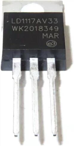 LD1117AV33 3.3V الترانزستور TO-220 LD1117 منظم التسرب المنخفض 4 قطعة in Kuwait