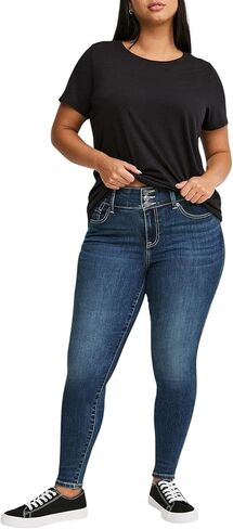 Torrid Women's Plus Size Jeans - Jegging Skinny Super Soft High-Rise Jean in Kuwait