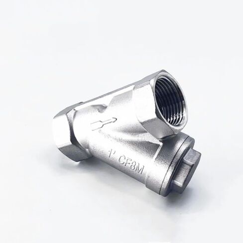 304 الفولاذ المقاوم للصدأ 3/4 "BSP أنثى الموضوع Y-نوع تصفية مضخة معززة صمام مرشح تنقية المياه in Kuwait