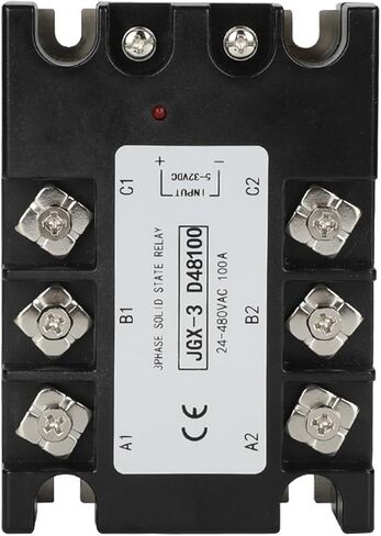 Excellent DC Control AC Three Phase Solid State Relay SSR Industry Relay Module Input Voltage 3-32VDC Output Voltage 24-480VAC(120A) in Kuwait