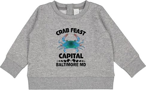 سويت شيرت للأطفال من إنكتاستيك بالتيمور ميريلاند كراب فيست كابيتال in Kuwait