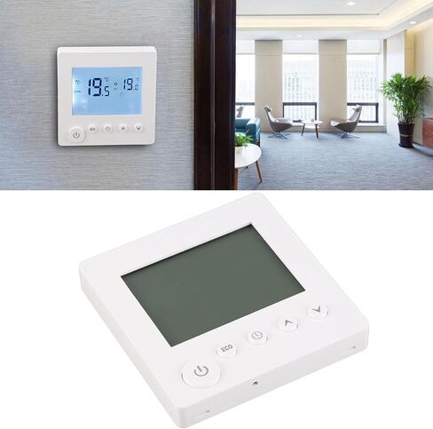 Smart Thermostat with LCD Display, 16A Keypad Temperature Controller for Electric Heating Systems, Microcomputer Control for Home Floor Heating and Radiators in Saudi Arabia