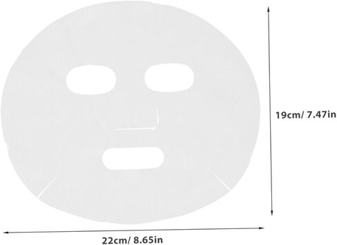 Baluue 80pcs Cotton Mask Sheets Non-Woven Wet Mask Disposable for Daily Skincare in Saudi Arabia