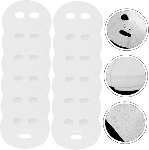 Baluue 80pcs Cotton Mask Sheets Non-Woven Wet Mask Disposable for Daily Skincare in Saudi Arabia