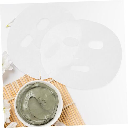 Baluue 80pcs Cotton Mask Sheets Non-Woven Wet Mask Disposable for Daily Skincare in Saudi Arabia
