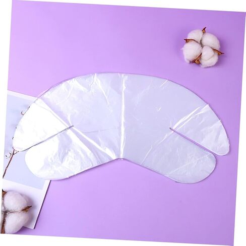 Vaguelly Disposable Neck Mask Sheets 200pcs Ultra-Thin Plastic Spa Skin Care Covering Paper for Hydrating Beauty Treatment Suitable for Skin Types in Saudi Arabia