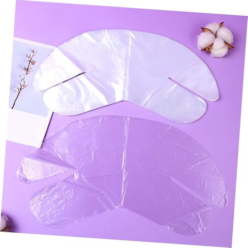 Vaguelly Disposable Neck Mask Sheets 200pcs Ultra-Thin Plastic Spa Skin Care Covering Paper for Hydrating Beauty Treatment Suitable for Skin Types in Saudi Arabia