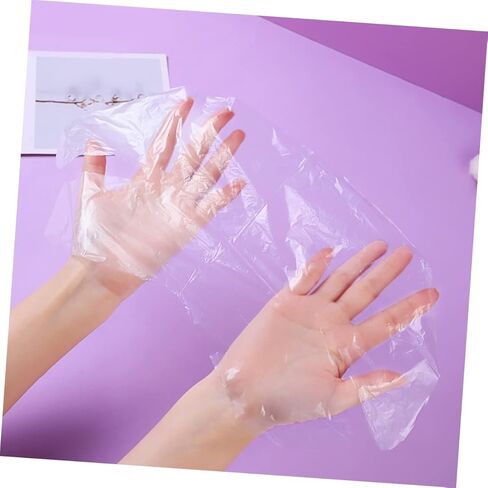 Vaguelly Disposable Neck Mask Sheets 200pcs Ultra-Thin Plastic Spa Skin Care Covering Paper for Hydrating Beauty Treatment Suitable for Skin Types in Saudi Arabia