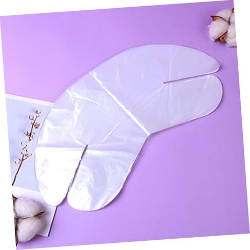 Vaguelly Disposable Neck Mask Sheets 200pcs Ultra-Thin Plastic Spa Skin Care Covering Paper for Hydrating Beauty Treatment Suitable for Skin Types in Saudi Arabia