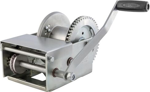 CURT 29625 Hand-Crank Brake Winch, 2,500 lbs, 15.8:1 Gear Ratio, 10.6" Handle in Saudi Arabia