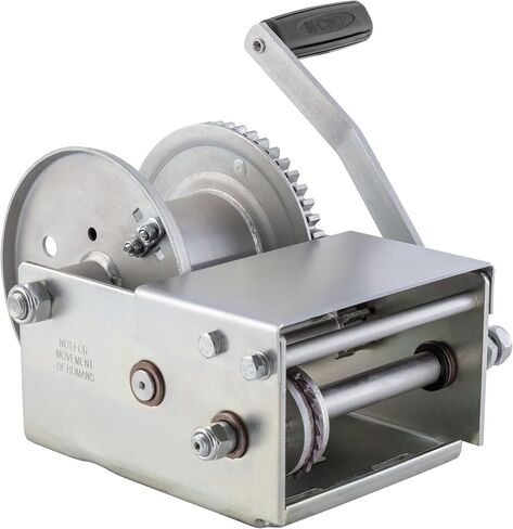 CURT 29625 Hand-Crank Brake Winch, 2,500 lbs, 15.8:1 Gear Ratio, 10.6" Handle in Saudi Arabia