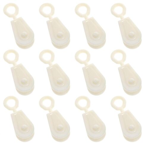 Lovelysp Mini Nylon Plastic Pulley Nylon Hook Pulley Mini Pulley Snatch Rigging Blocks for DIY School Pulleys and Other Projects 12PCS in Saudi Arabia