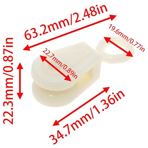 Lovelysp Mini Nylon Plastic Pulley Nylon Hook Pulley Mini Pulley Snatch Rigging Blocks for DIY School Pulleys and Other Projects 12PCS in Saudi Arabia