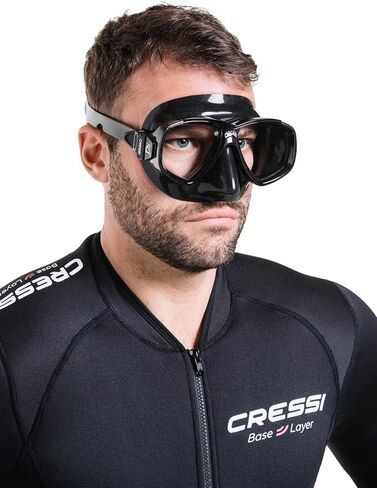 Adult Small Inner Volume Silicone Mask for Scuba, Snorkeling - Perla: Made in Italy by Cressi in Saudi Arabia