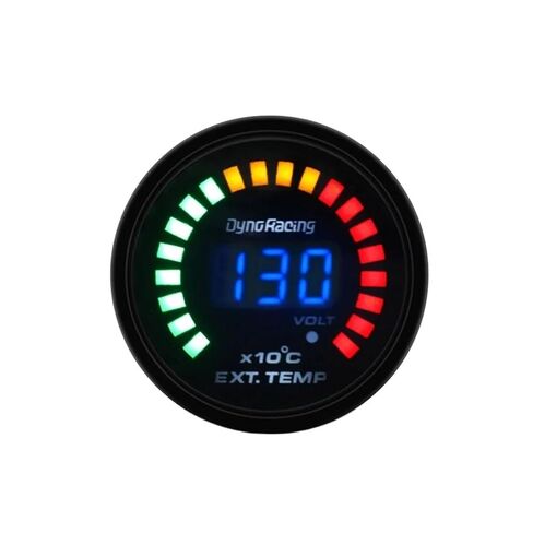 2 "52 مللي متر رقمي 20 LED EGT غاز العادم مقياس درجة الحرارة السيارات تصفيف السيارة BX101458 in Saudi Arabia
