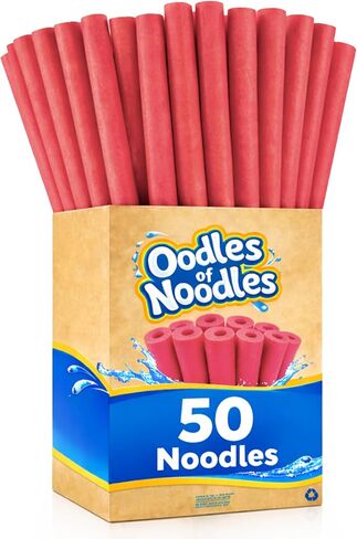 50 Pack Oodles of Noodles Foam Swimming Pool Wholesale Price Red in Kuwait