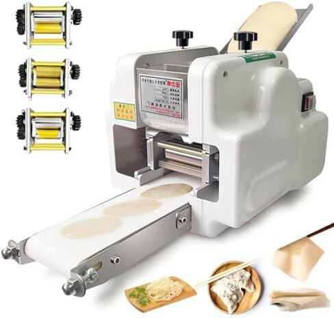60 PCS/Min Automatic Dumpling Wrapper Maker, Commercial Wonton Skin Machine, Electric Pasta Making Machine in Saudi Arabia