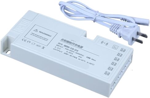 Wardrobe Cabinet Wine lamp Dedicated Power Supply 12V with Transformer 220 to 24V Connected to The Switch(Sub Control-Double Door) in Saudi Arabia