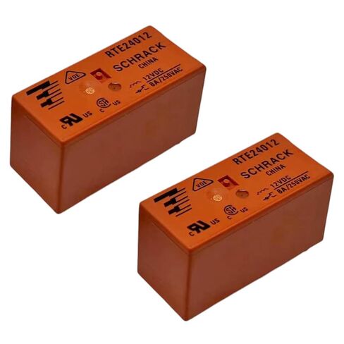 (2-Pack) RTE24012 12VDC 8Pins DPDT 8A General Purpose Relay, Power PCB Relay in Saudi Arabia